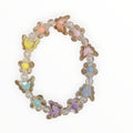 ACRYLIC BEADS BRACELET BUTTERFLY AND FLOWER MULTICOLORED - It's Beadiful By MistyMae