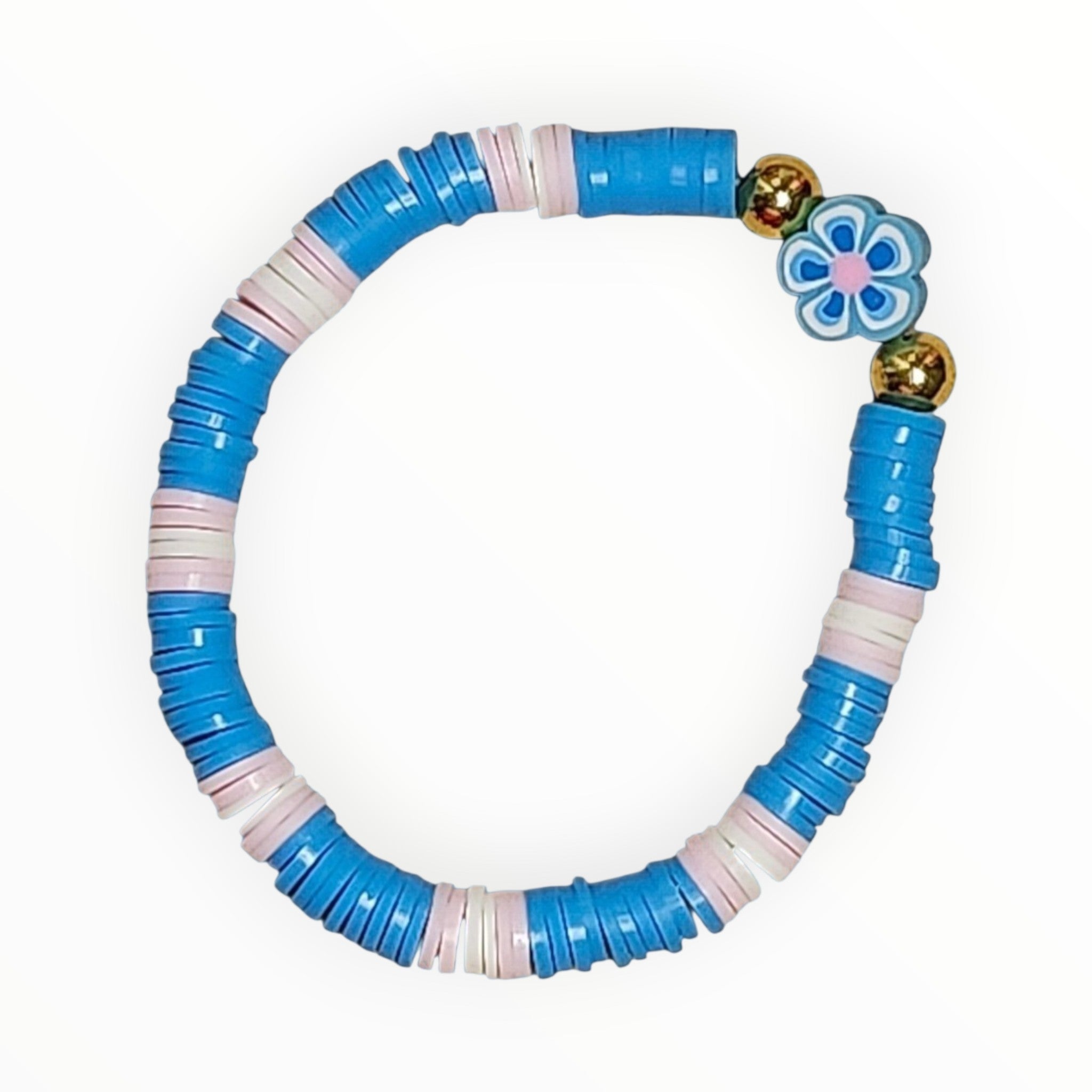 Bubblegum Clay Bead Bracelet - It's Beadiful By MistyMae
