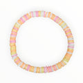 Clay Bead Bracelet Fun Stripe - It's Beadiful By MistyMae