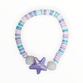 Clay Bead Bracelet Mermaid-Purple - It's Beadiful By MistyMae