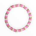 Clay Bead Bracelet Pink Ombre - It's Beadiful By MistyMae