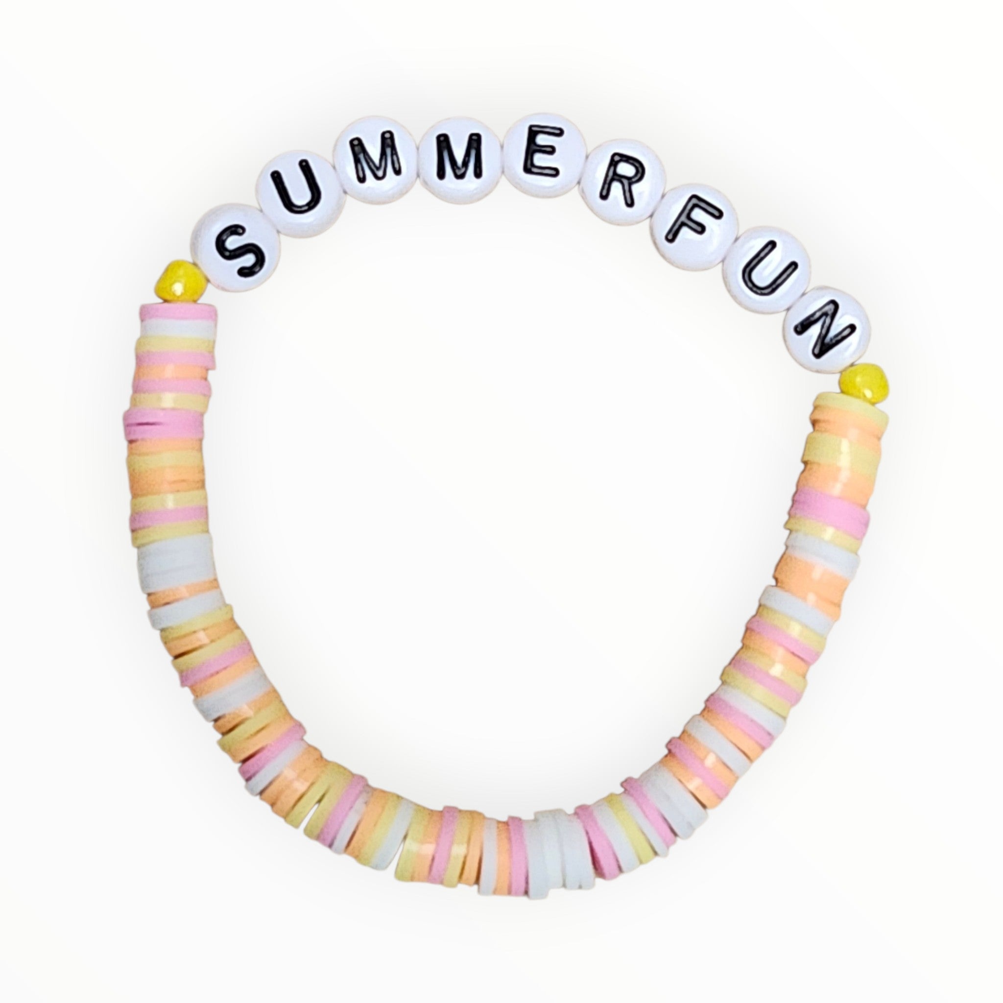 CLAY BEAD BRACELET-"SUMMER FUN" - It's Beadiful By MistyMae
