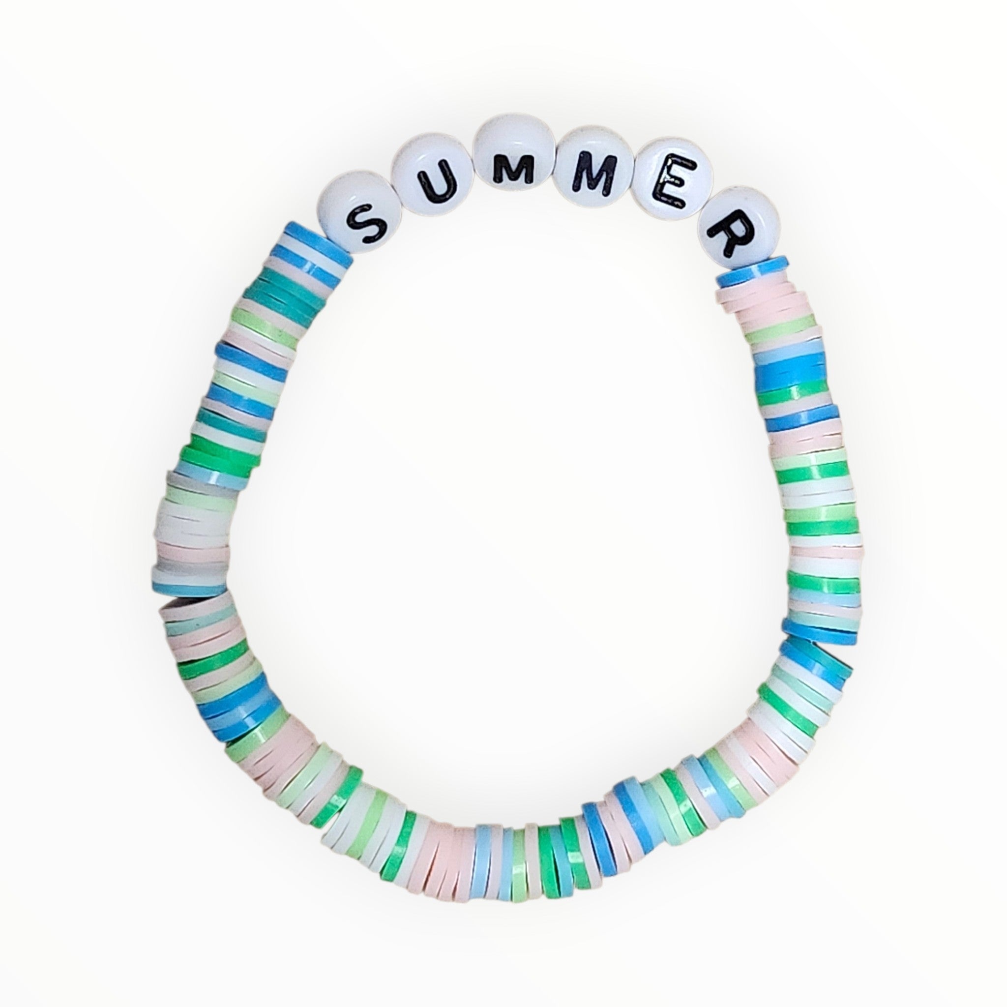 CLAY BEAD BRACELET-"SUMMER" - It's Beadiful By MistyMae