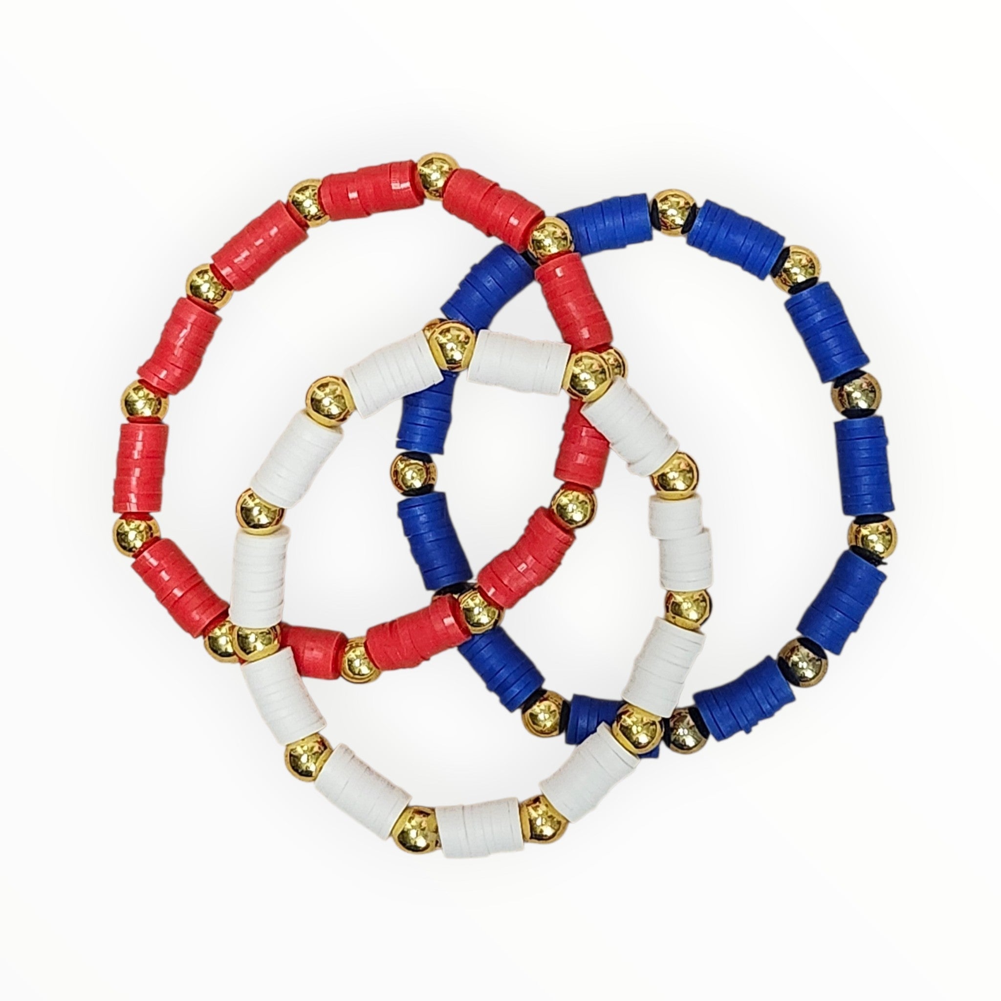 Clay Bead Bracelets America - It's Beadiful By MistyMae