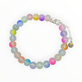 Hand - Wired Multicolored Glass Bead Bracelet. OMBRE - It's Beadiful By MistyMae