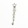 Keychain Green Stars - It's Beadiful By MistyMae