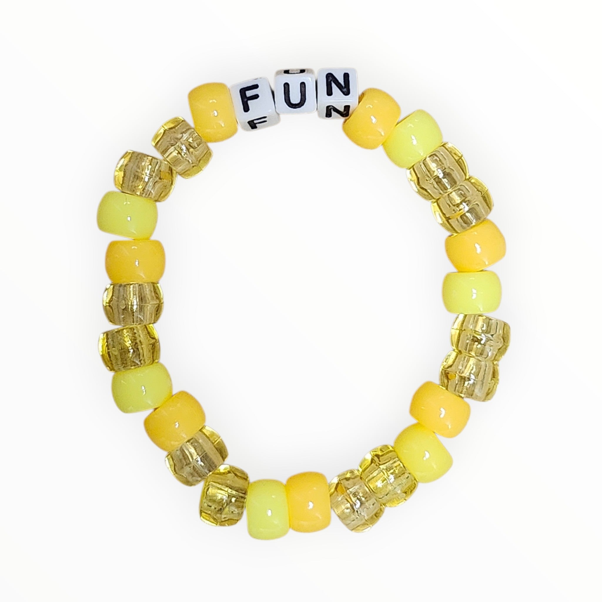 PONY BEAD BRACELET-"FUN" - It's Beadiful By MistyMae