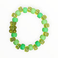 PONY BEAD BRACELET-"GREEN GUMMY BEAR" - It's Beadiful By MistyMae