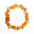PONY BEAD BRACELET-"ORANGE GUMMY BEAR" - It's Beadiful By MistyMae