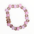 PONY BEAD BRACELET-"PINK GUMMY BEAR" - It's Beadiful By MistyMae