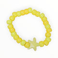 Pony Bead Bracelet Yellow - It's Beadiful By MistyMae