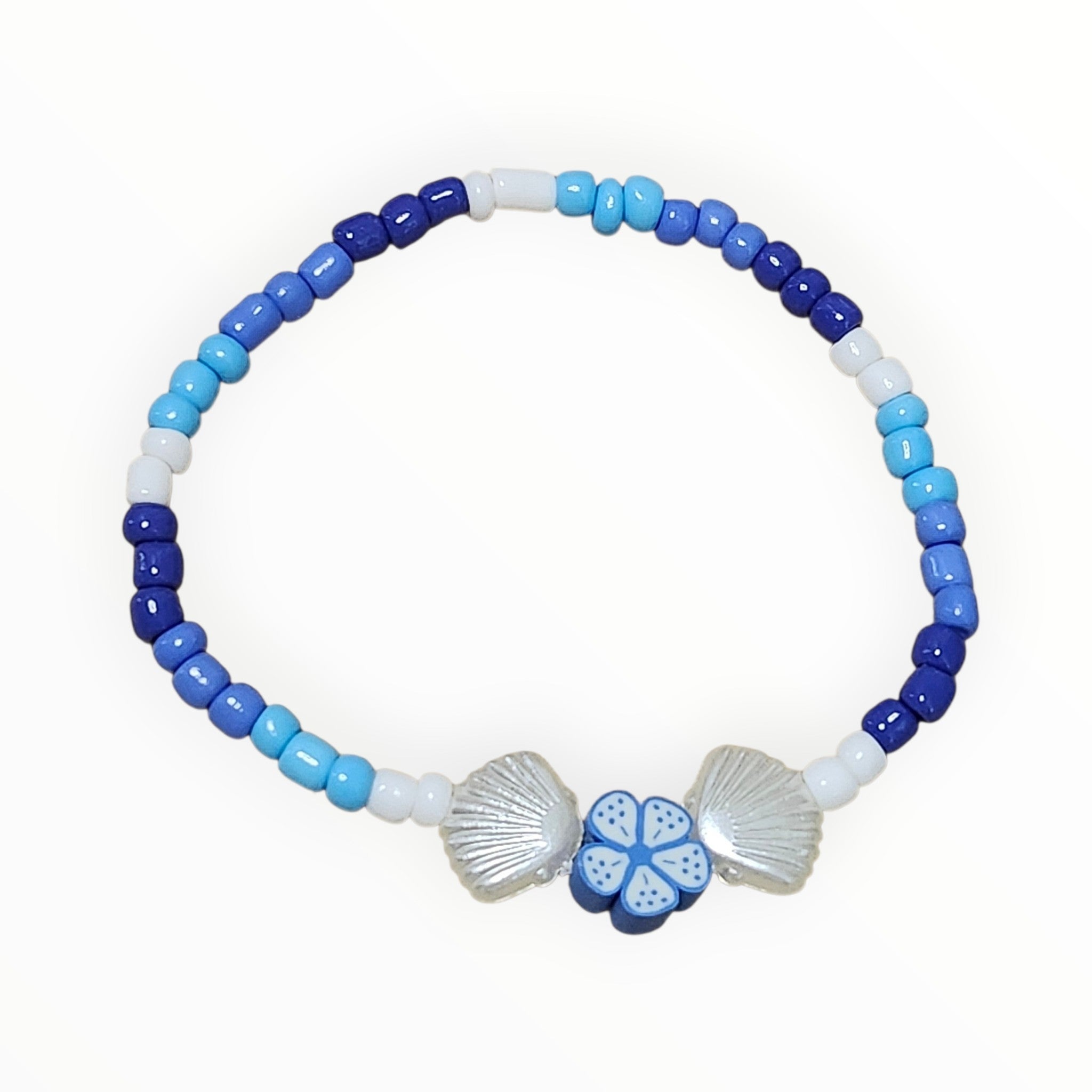 Seed Bead Bracelet Blue - It's Beadiful By MistyMae